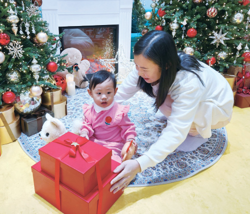 크리스마스 선물사진